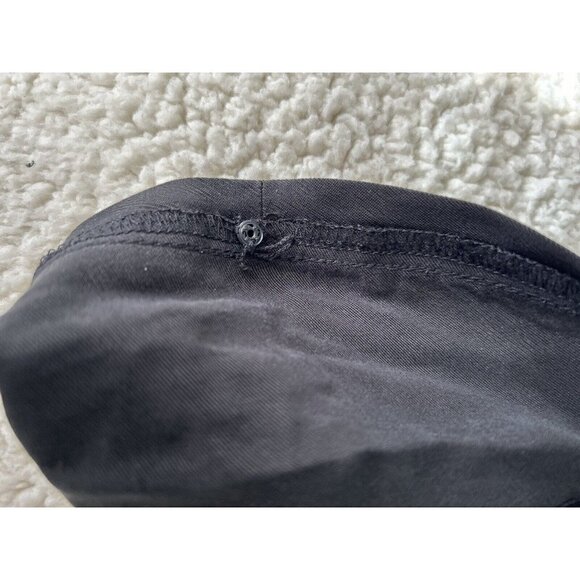 Madewell Grace Cap Sleeve Wide Leg Crop True Black Jumpsuit US Women's Sz 4 - Picture 11 of 16